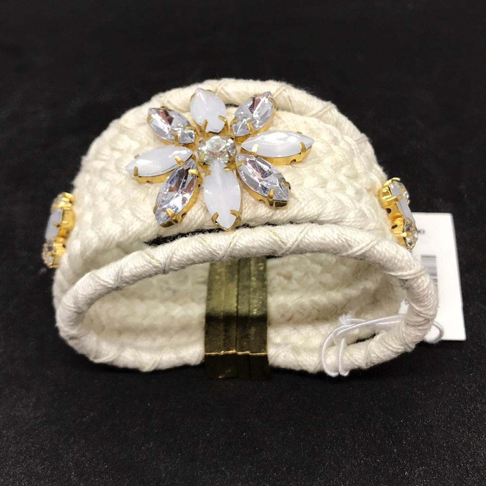 NWT Soft Surroundings Ivory Rope Magnetic Bracelet